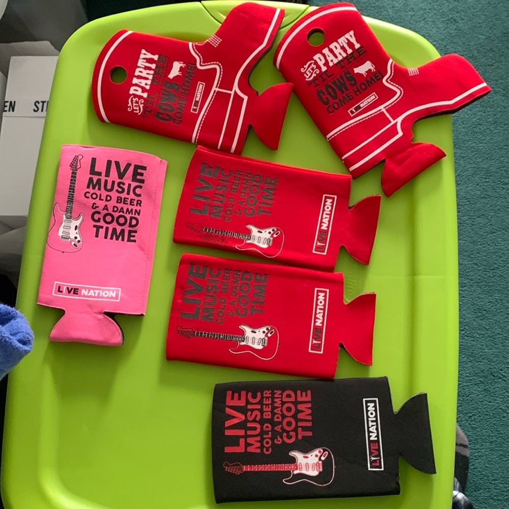 Concert szn is upon us. Get your Koozies. Buy 1 get 1 free. Fits 24oz cans
